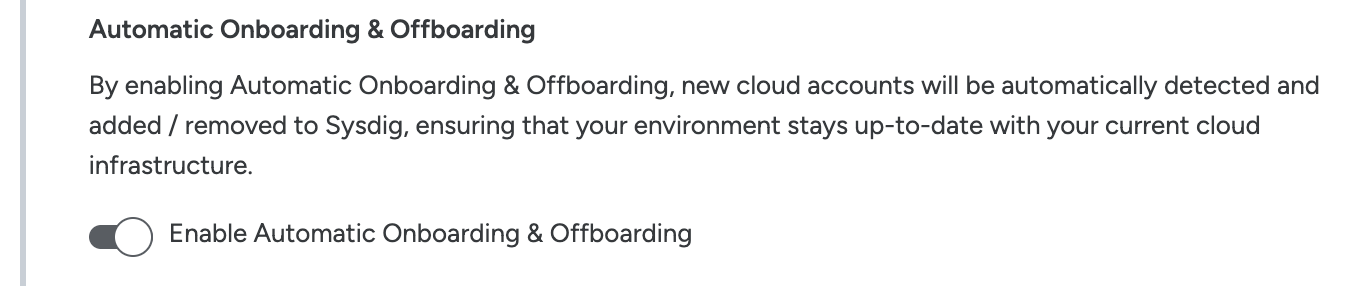 Automatic Cloud Project Onboarding
