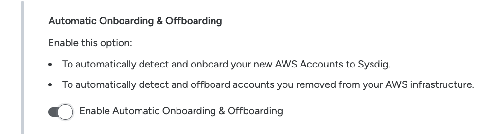 Automatic Cloud Account Onboarding
