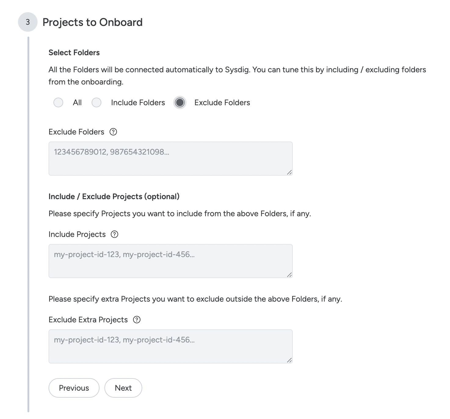 Exclude Folders